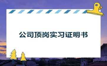 实习顶岗申请书推荐7篇