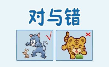 幼儿园大班对与错教案反思参考8篇