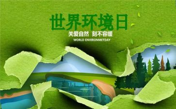 65环境日活动方案6篇