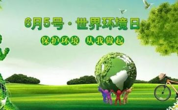 2024年6.5环境日活动总结5篇