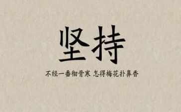 努力与坚持演讲稿6篇