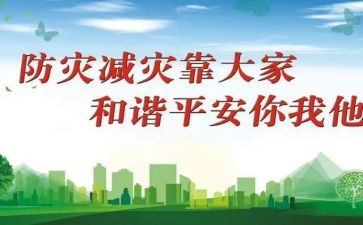防灾减灾宣传工作总结8篇