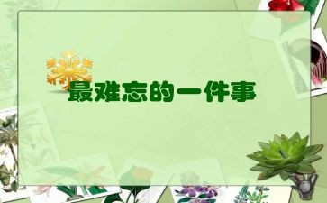 难忘的暑假400字作文8篇