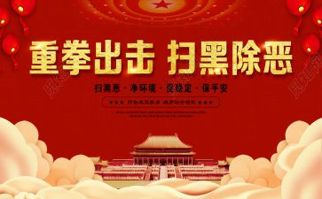 2024年扫黑除恶工作总结范文5篇